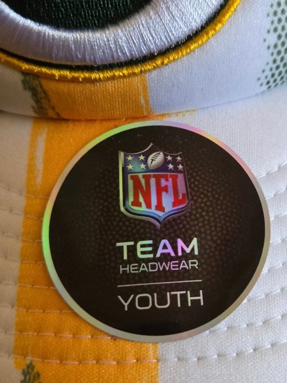 NFL Youth Green Bay Packers High Step Trucker Hat w Brushstroke Stripes
